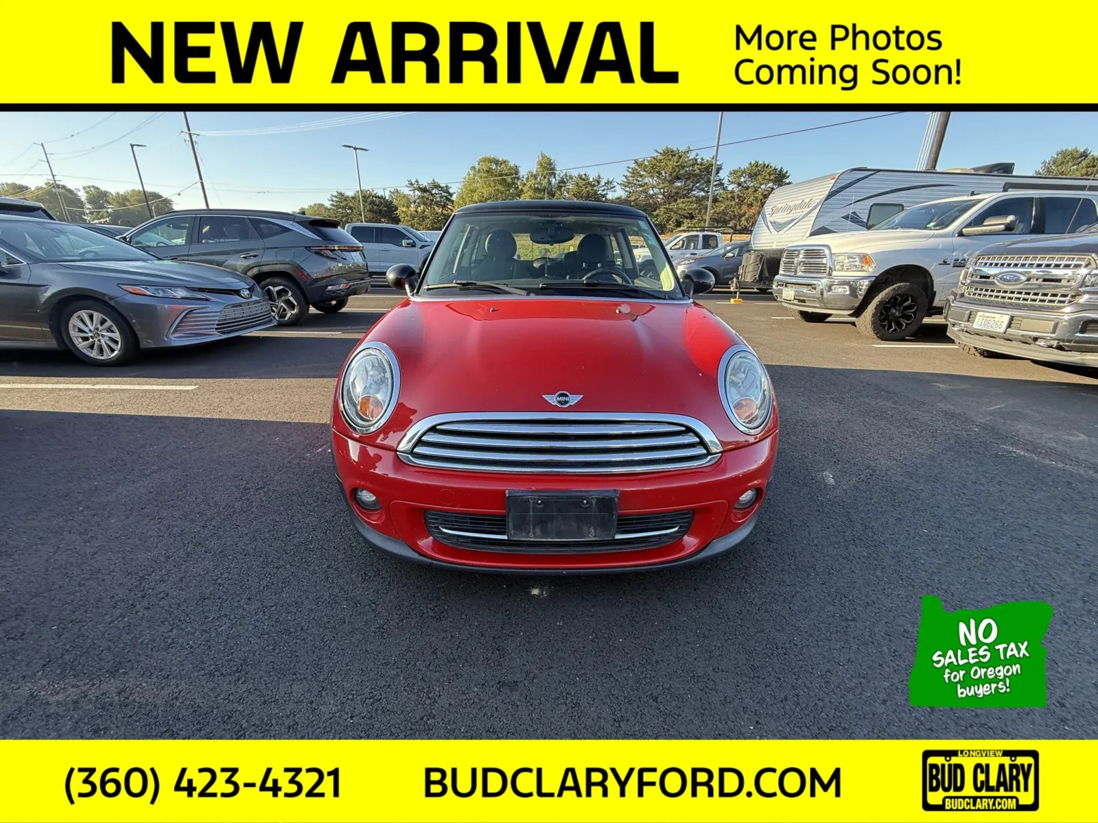 Red 2013 MINI Cooper Hardtop Cooper for sale in Longview, WA