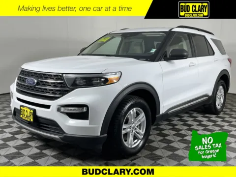 White 2022 Ford Explorer XLT for sale in Longview, WA