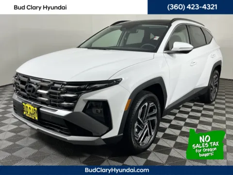 White 2025 Hyundai Tucson Limited for sale in Longview, WA