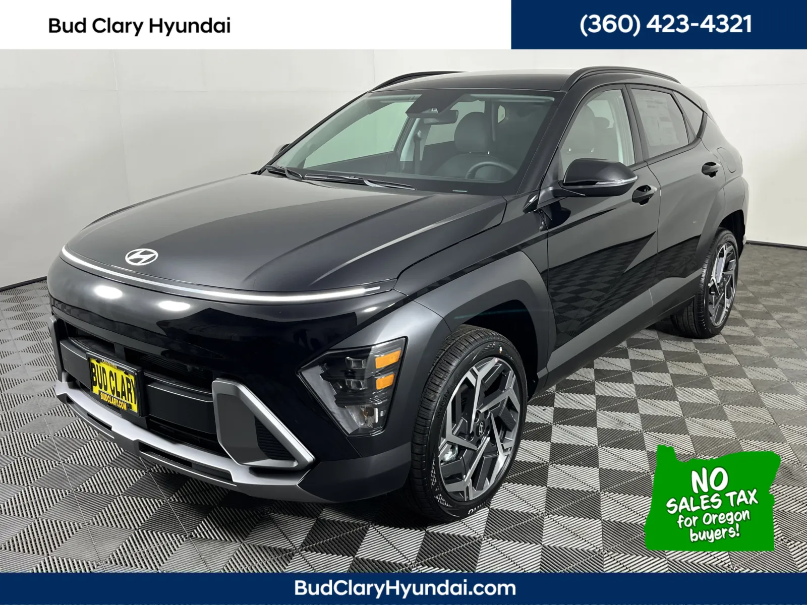 Black 2026 Hyundai Kona SEL Premium for sale in Longview, WA