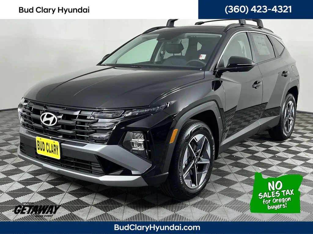 Black 2025 Hyundai Tucson Hybrid SEL Convenience for sale in Longview, WA