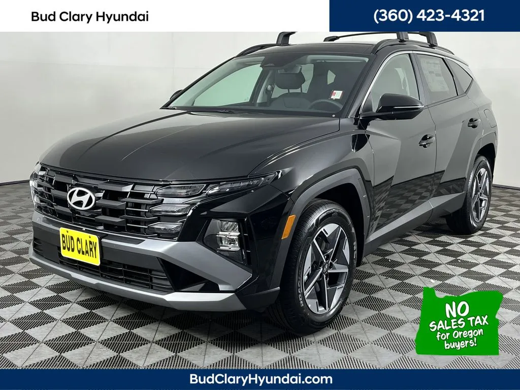 Black 2025 Hyundai Tucson Hybrid SEL Convenience for sale in Longview, WA