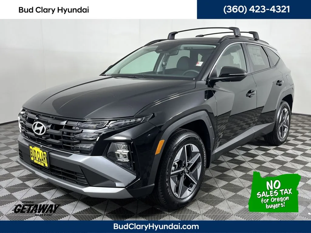 Black 2025 Hyundai Tucson Hybrid SEL Convenience for sale in Longview, WA