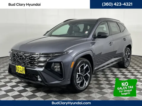 Gray 2025 Hyundai Tucson Hybrid N Line for sale in Longview, WA