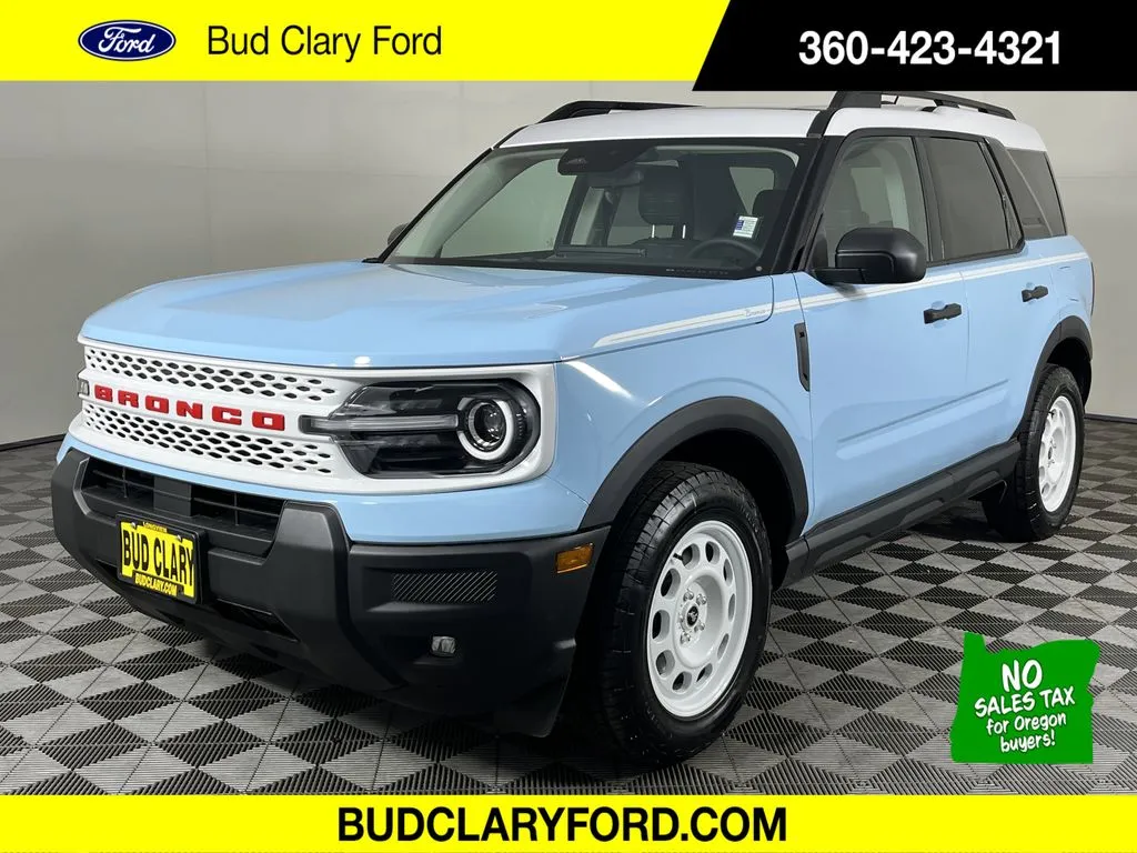 Blue 2025 Ford Bronco Sport Heritage for sale in Longview, WA