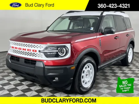 Red 2025 Ford Bronco Sport Heritage for sale in Longview, WA