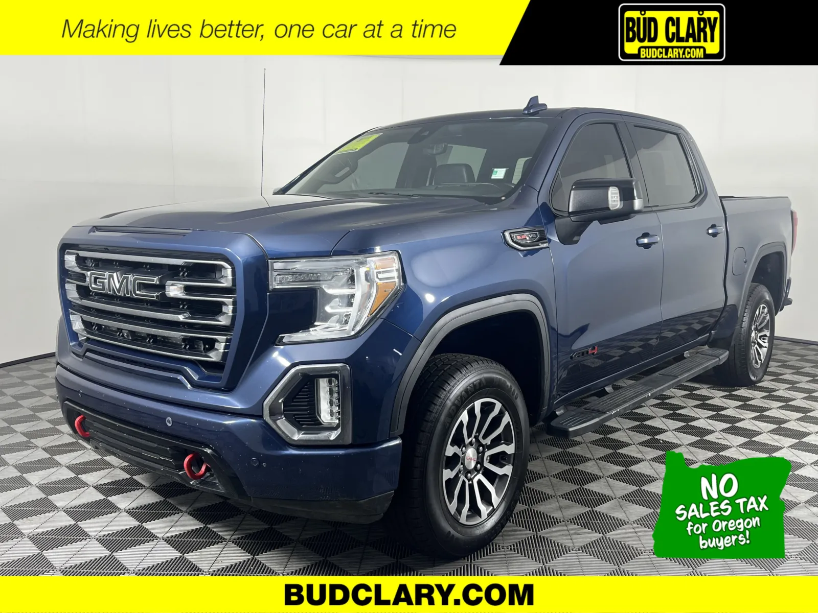 Blue 2020 GMC Sierra 1500 AT4 for sale in Longview, WA