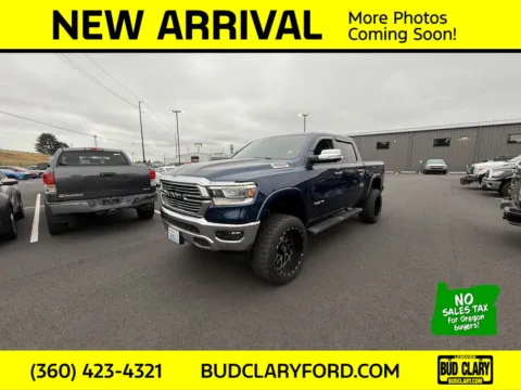 Blue 2022 Ram 1500 Laramie for sale in Longview, WA