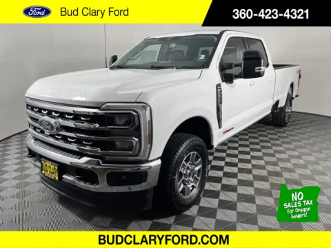 White 2025 Ford Super Duty F-350 SRW LARIAT for sale in Longview, WA
