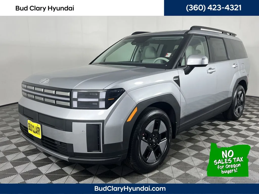 Silver 2026 Hyundai Santa Fe Hybrid SEL for sale in Longview, WA