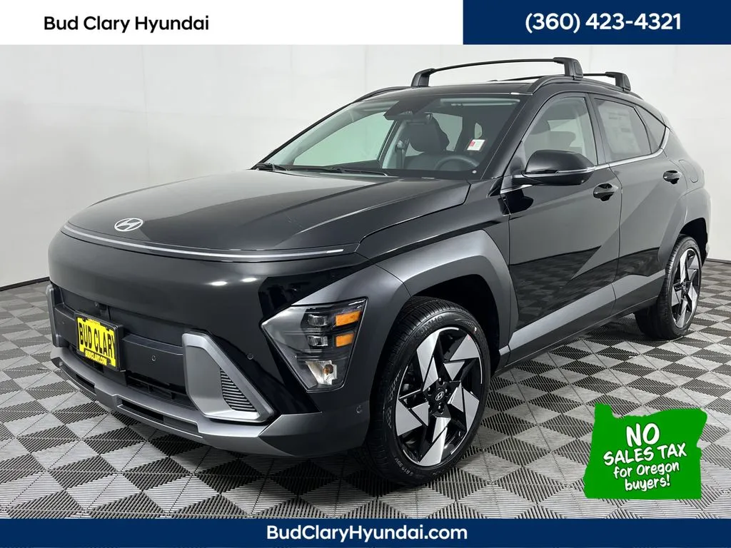 Black 2026 Hyundai Kona Limited for sale in Longview, WA