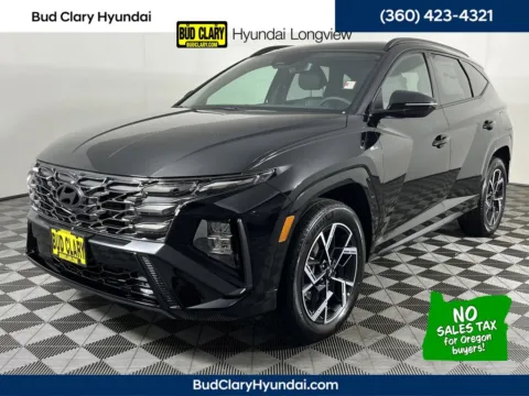 Black 2025 Hyundai Tucson Hybrid N Line for sale in Longview, WA