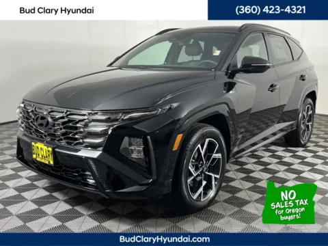 Black 2025 Hyundai Tucson Hybrid N Line for sale in Longview, WA