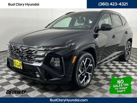 Black 2025 Hyundai Tucson Hybrid N Line for sale in Longview, WA