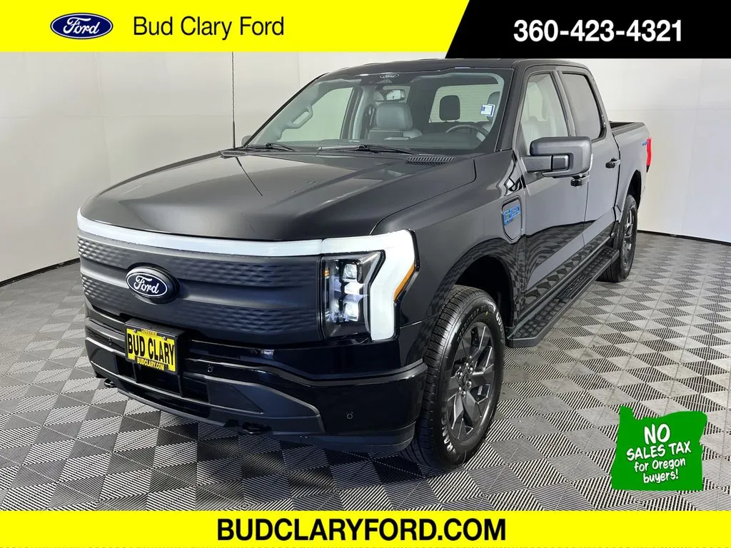 Black 2025 Ford F-150 Lightning Flash for sale in Longview, WA