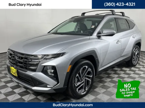Silver 2025 Hyundai Tucson Hybrid Limited for sale in Longview, WA