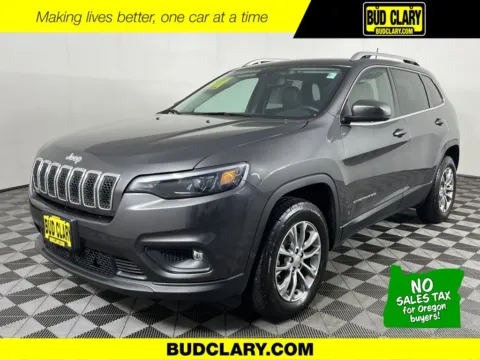 Gray 2021 Jeep Cherokee Latitude Lux for sale in Longview, WA