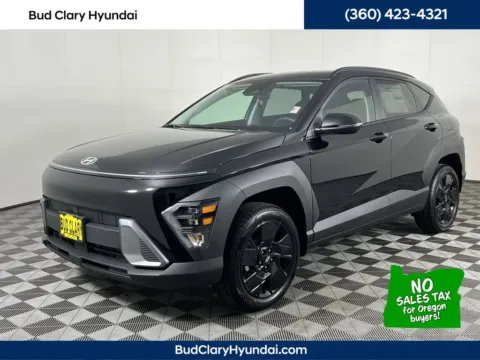 Black 2026 Hyundai Kona SEL Sport for sale in Longview, WA