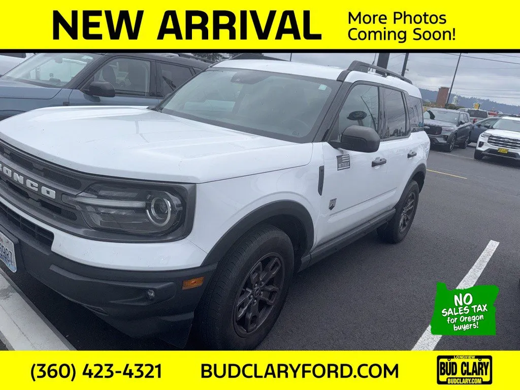 White 2021 Ford Bronco Sport Big Bend for sale in Longview, WA