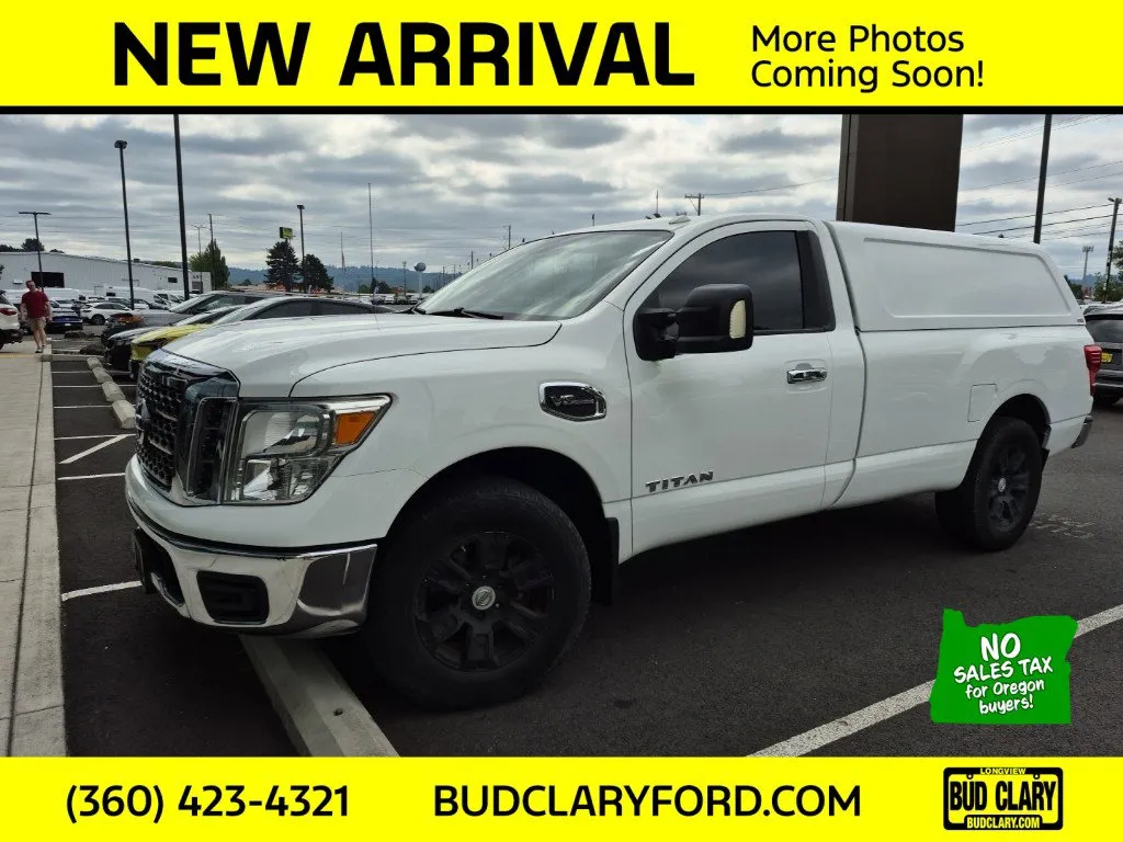 White 2017 Nissan Titan SV for sale in Longview, WA