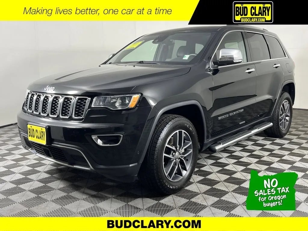 Black 2017 Jeep Grand Cherokee Limited for sale in Longview, WA