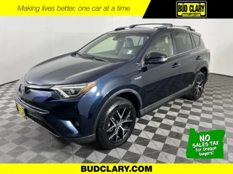 Red 2018 Toyota RAV4 Hybrid SE for sale in Longview, WA