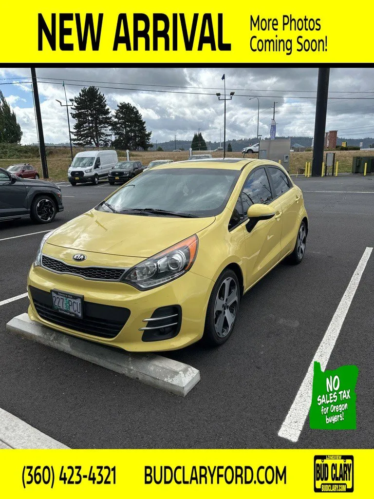 Yellow 2016 Kia Rio SX for sale in Longview, WA
