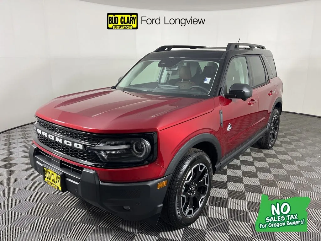 Red 2025 Ford Bronco Sport Outer Banks for sale in Longview, WA
