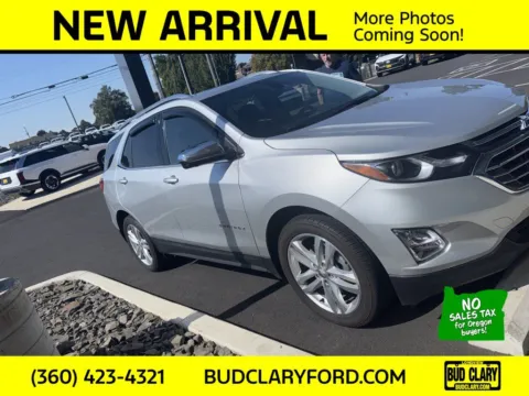 Silver 2020 Chevrolet Equinox Premier for sale in Longview, WA