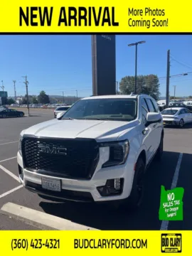 White 2022 GMC Yukon Denali for sale in Longview, WA