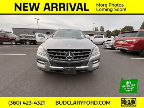 Gray 2015 Mercedes-Benz M-Class ML 350 for sale in Longview, WA