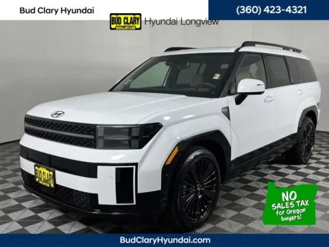 White 2026 Hyundai Santa Fe Hybrid Calligraphy for sale in Longview, WA
