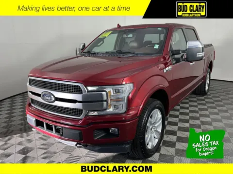 Red 2018 Ford F-150 Platinum for sale in Longview, WA