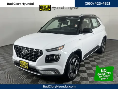 White 2026 Hyundai Venue SEL for sale in Longview, WA