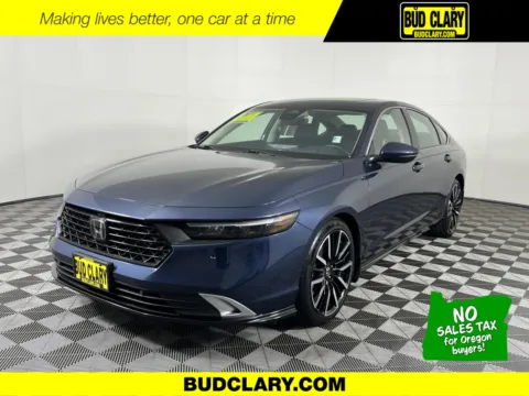 Blue 2024 Honda Accord Hybrid Touring for sale in Longview, WA