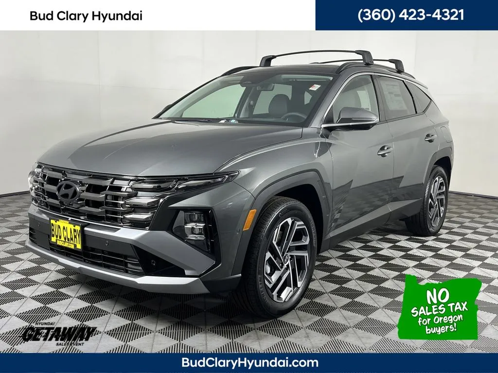 Gray 2026 Hyundai Tucson Hybrid Limited for sale in Longview, WA