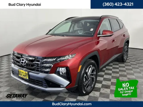 Red 2026 Hyundai Tucson Hybrid Limited for sale in Longview, WA