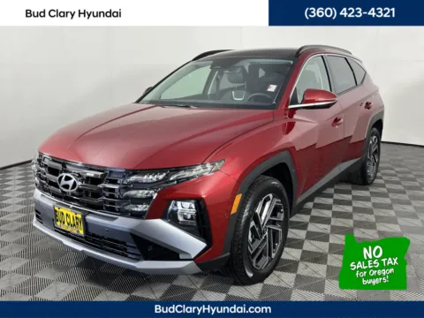 Red 2026 Hyundai Tucson Hybrid Limited for sale in Longview, WA