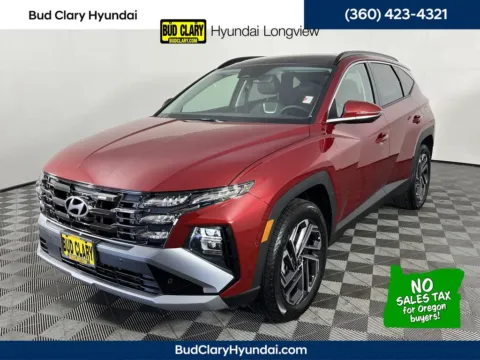 Red 2026 Hyundai Tucson Hybrid Limited for sale in Longview, WA