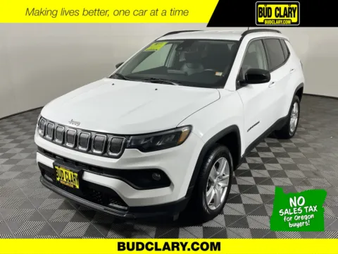 White 2022 Jeep Compass Latitude for sale in Longview, WA