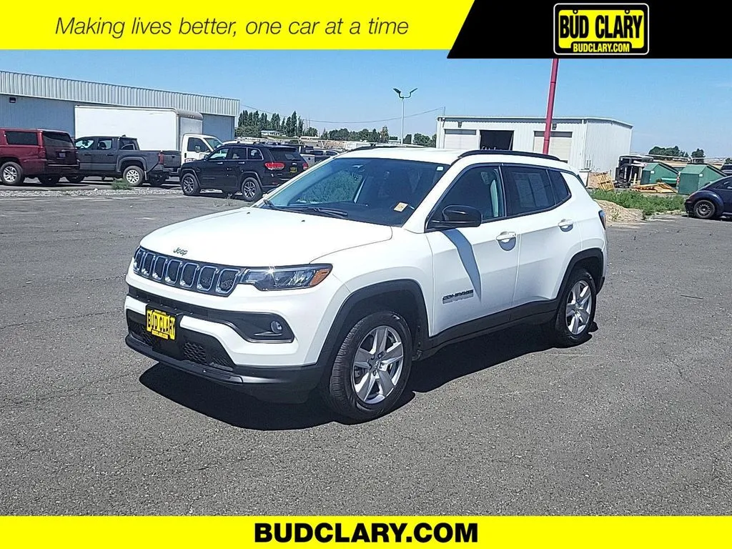 White 2022 Jeep Compass Latitude for sale in Longview, WA