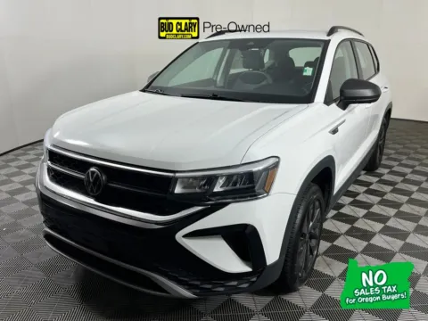 White 2024 Volkswagen Taos 1.5T S for sale in Longview, WA