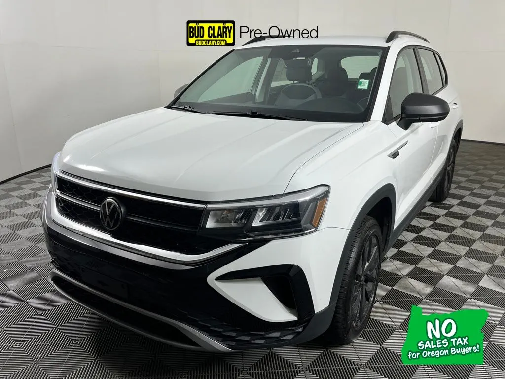White 2024 Volkswagen Taos 1.5T S for sale in Longview, WA