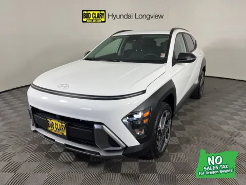 White 2026 Hyundai Kona SEL Premium for sale in Longview, WA