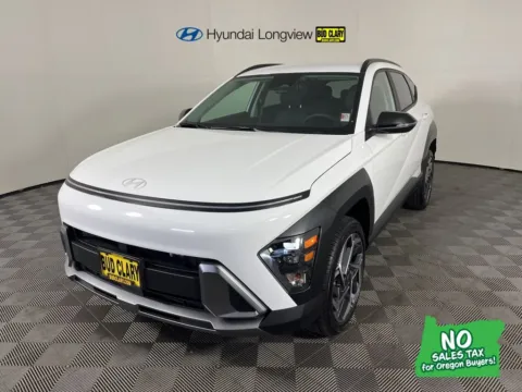 White 2026 Hyundai Kona SEL Premium for sale in Longview, WA