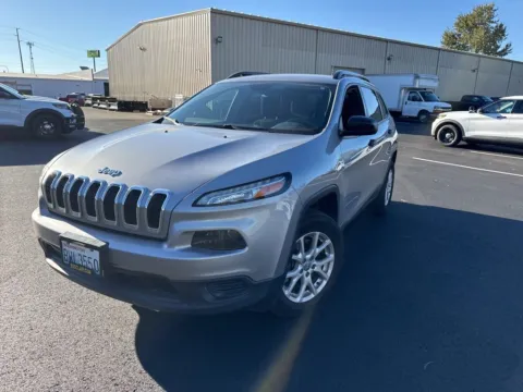Silver 2017 Jeep Cherokee Sport for sale in Longview, WA