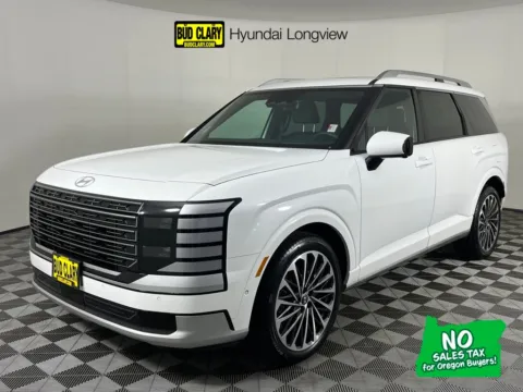 White 2026 Hyundai Palisade Calligraphy for sale in Longview, WA
