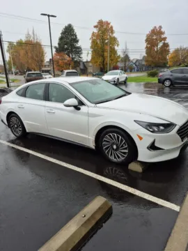 White 2023 Hyundai Sonata Hybrid SEL for sale in Longview, WA