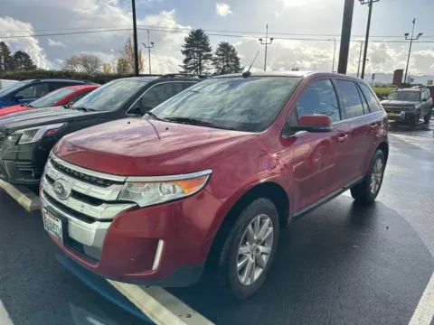 Red 2013 Ford Edge Limited for sale in Longview, WA