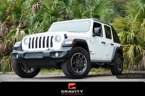 White 2018 Jeep Wrangler Unlimited Sport S for sale in Jacksonville, FL